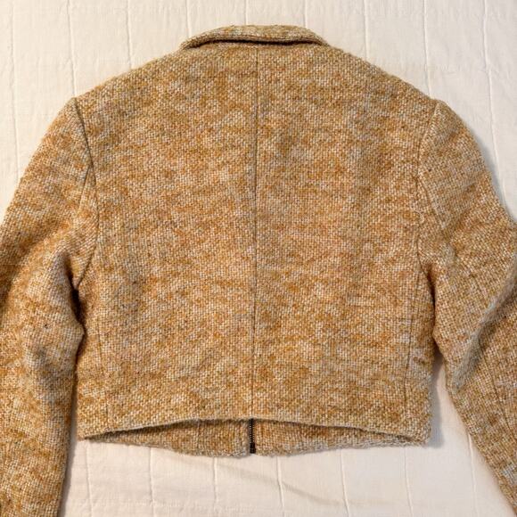 NWT ASTR The Label Lindsay Cropped Jacket YELLOW Sz SMALL $124‎ MSRP - Picture 9 of 11